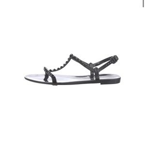 Rebecca Minkoff Black Stud Flat sandals 37